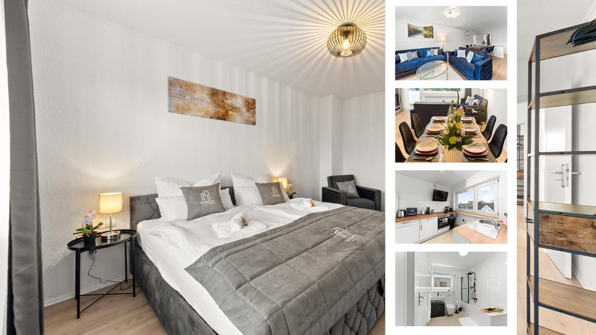 Vinful: Premium-Apartment Mit Balkon Und Parkplatz Mülheim an der Ruhr Exterior foto